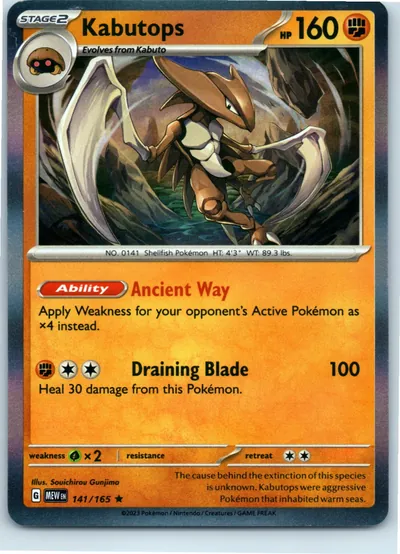 Kabutops 141/165