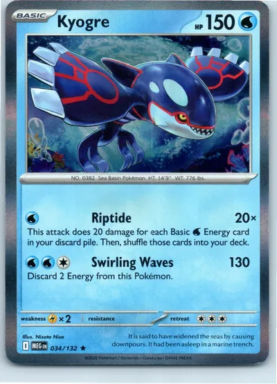 Kyogre 034/132
