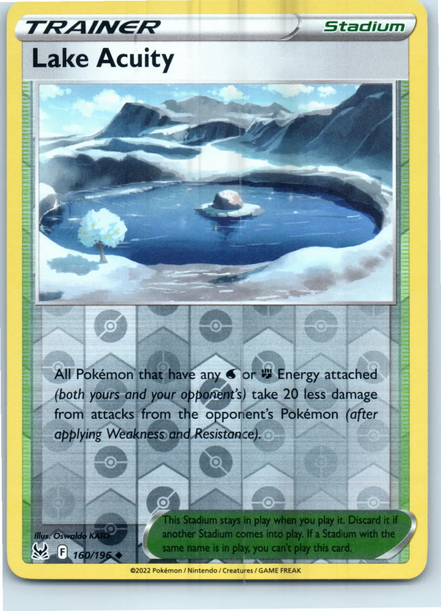 Lake Acuity 160/196 front, the actual card for sale