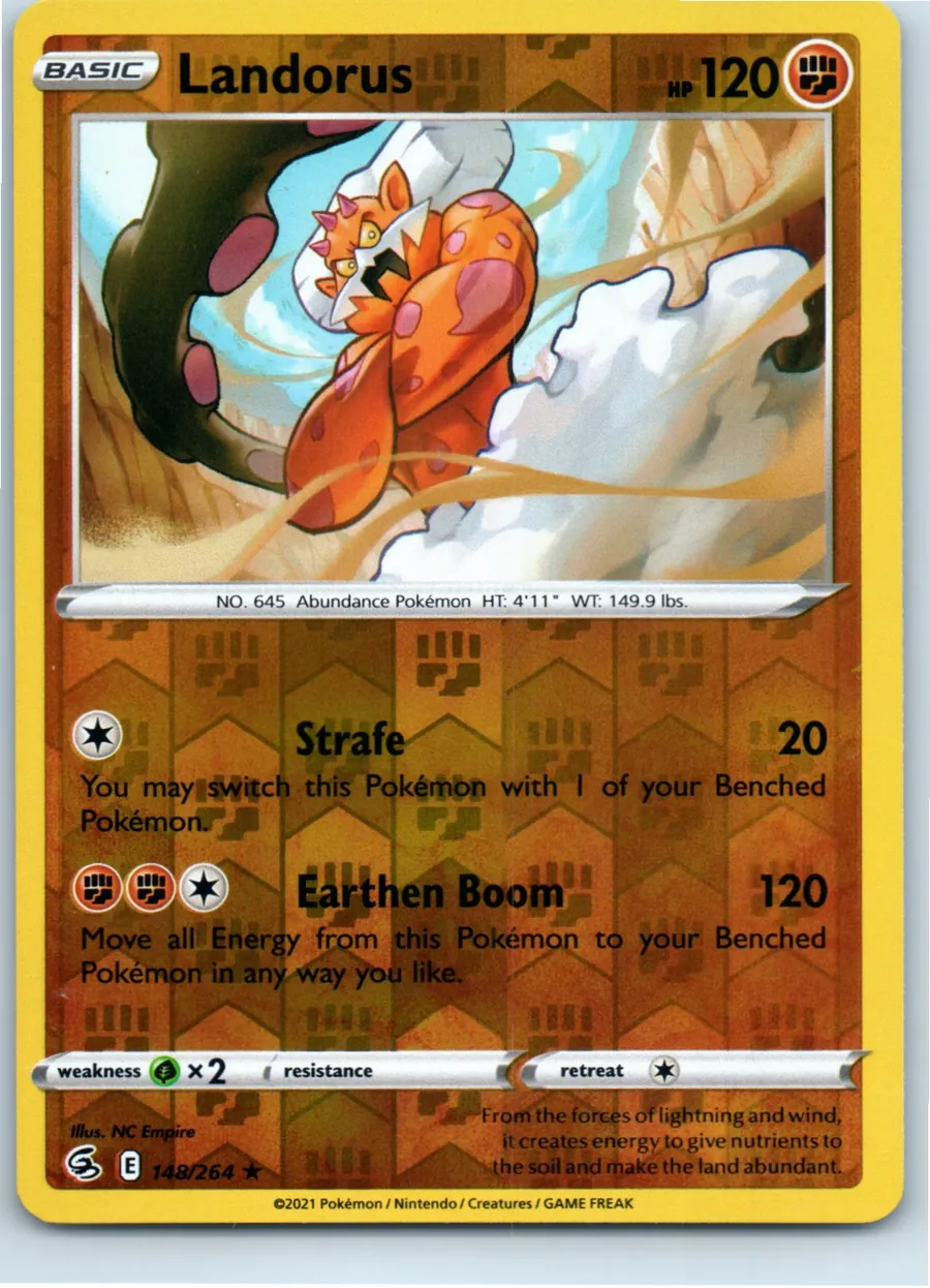 Landorus 148/264 front, the actual card for sale