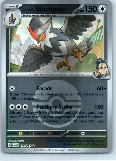 Larry's Staraptor (Poke Ball) 170/217