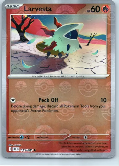 Larvesta (Poke Ball Pattern) 015/086