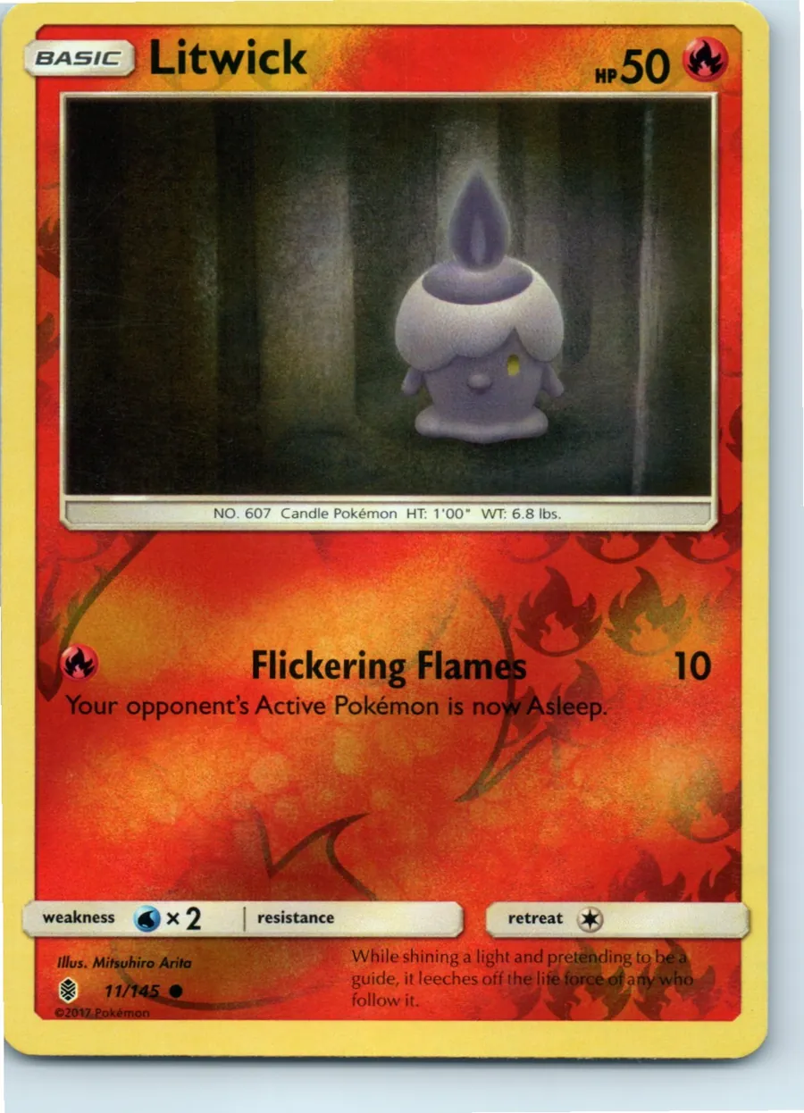 Litwick 11/145 front, the actual card for sale