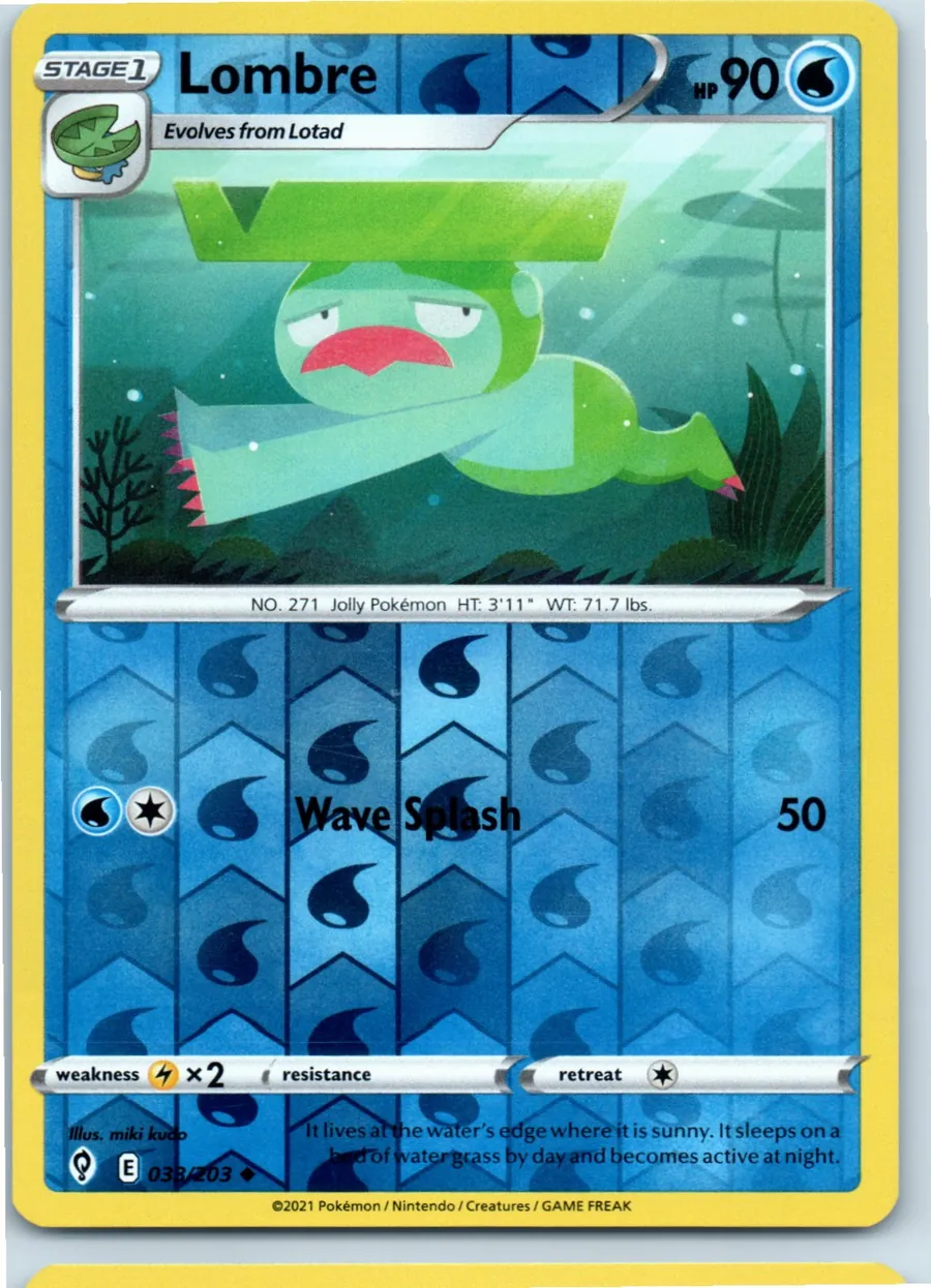 Lombre 033/203 front, the actual card for sale