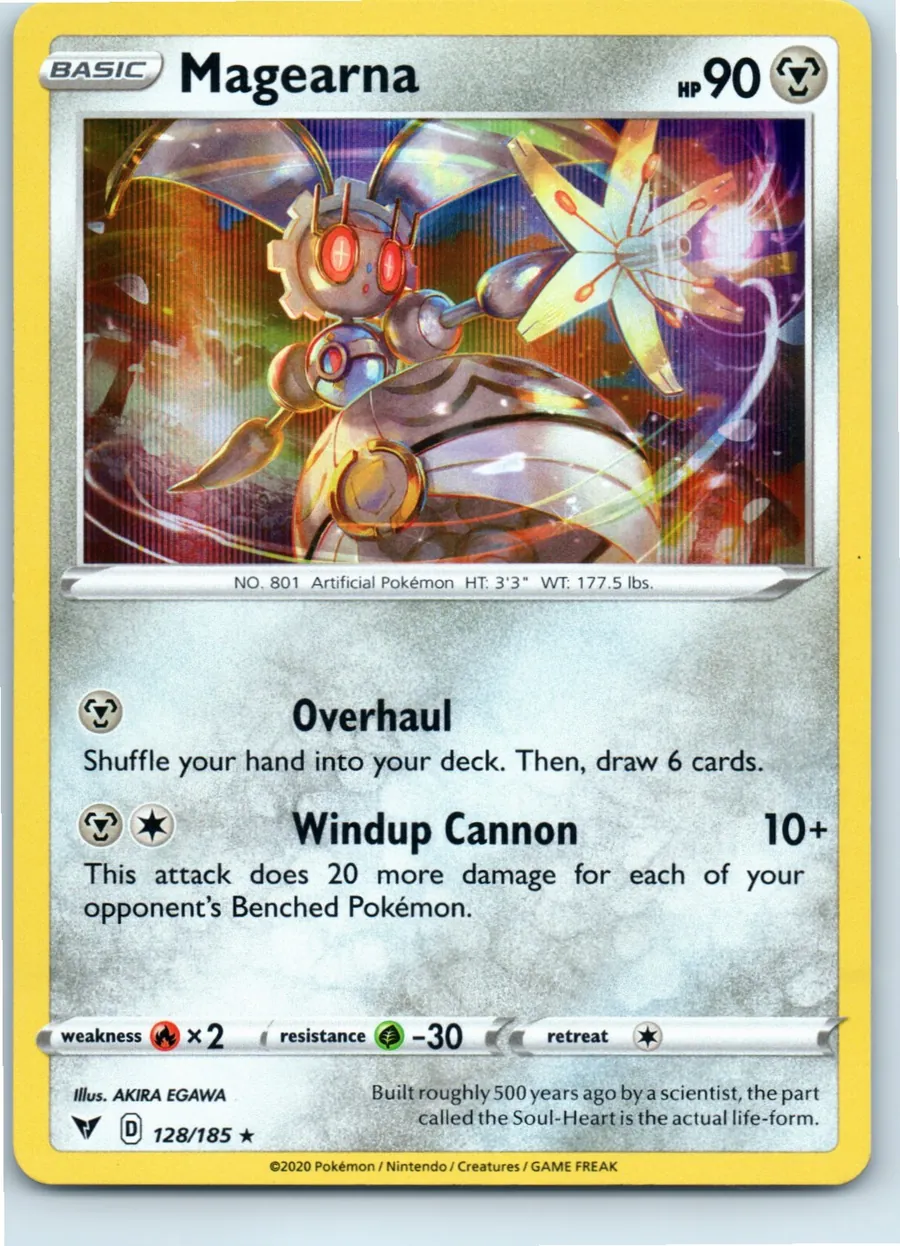 Magearna 128/185 front, the actual card for sale