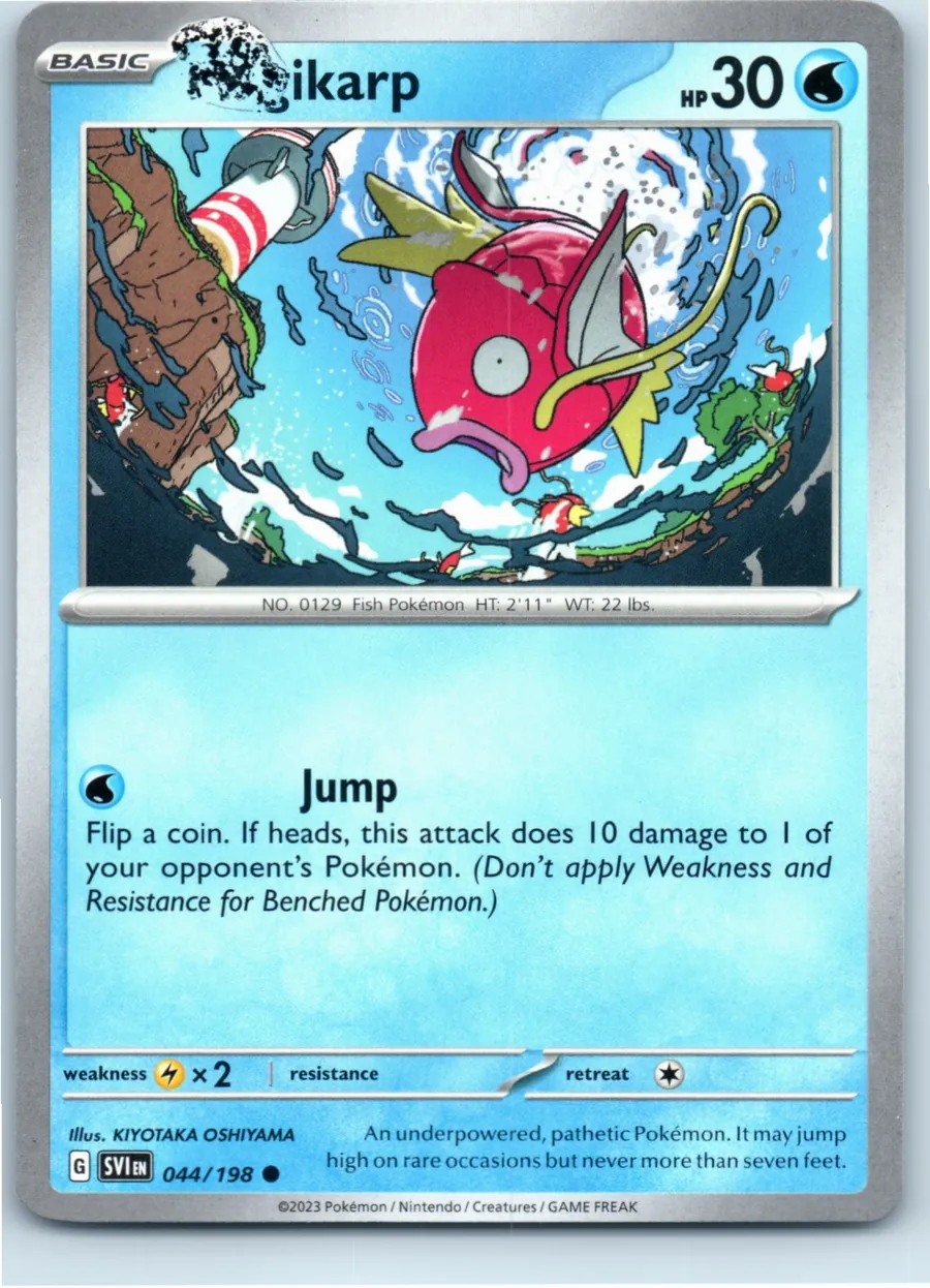 Magikarp 044/198 front, the actual card for sale