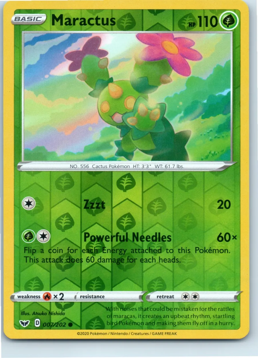 Maractus 007/202 front, the actual card for sale