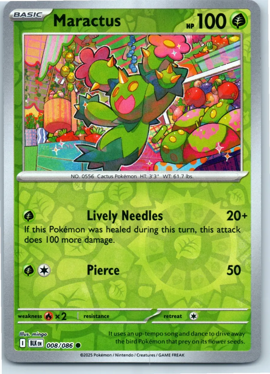 Maractus 008/086 front, the actual card for sale
