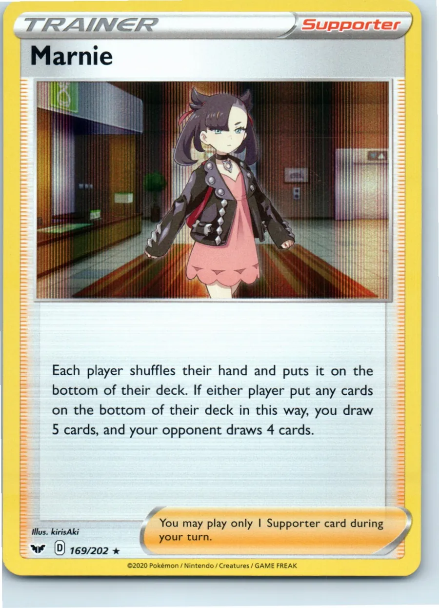 Marnie 169/202 front, the actual card for sale