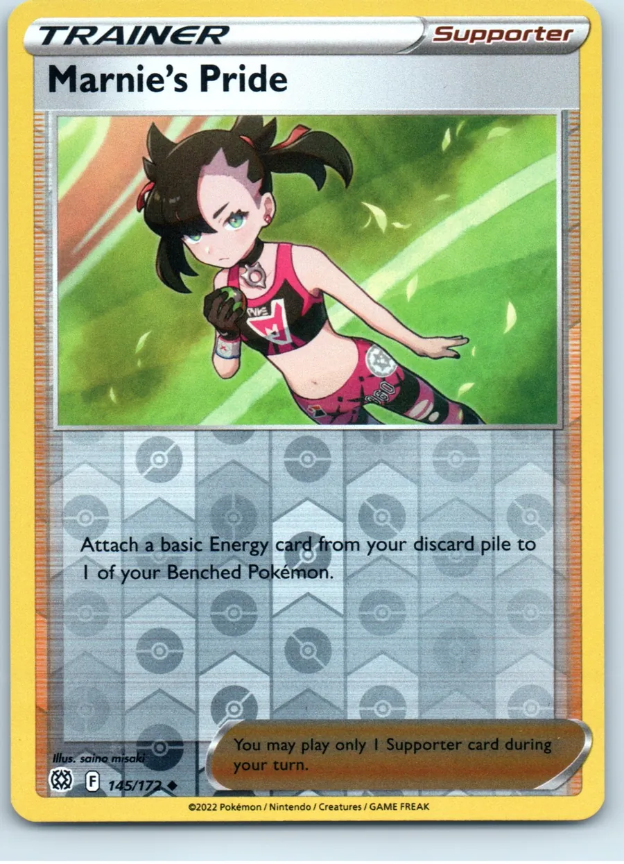 Marnie's Pride 145/172 front, the actual card for sale
