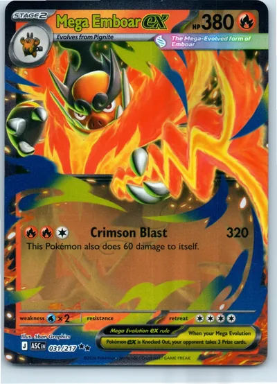 Mega Emboar ex 031/217