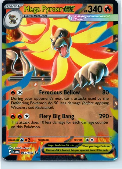 Mega Pyroar ex 015/086
