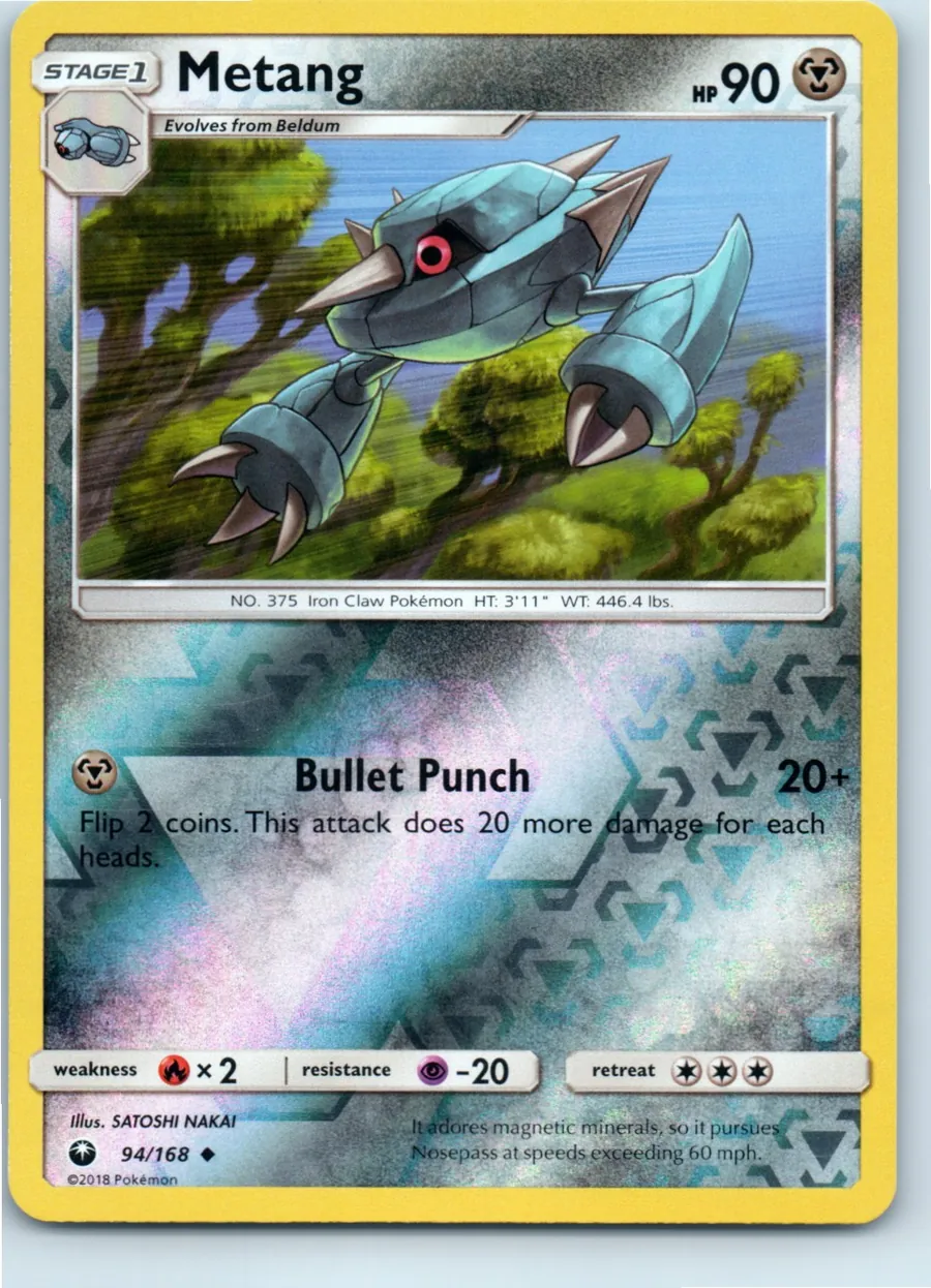Metang 94/168 front, the actual card for sale
