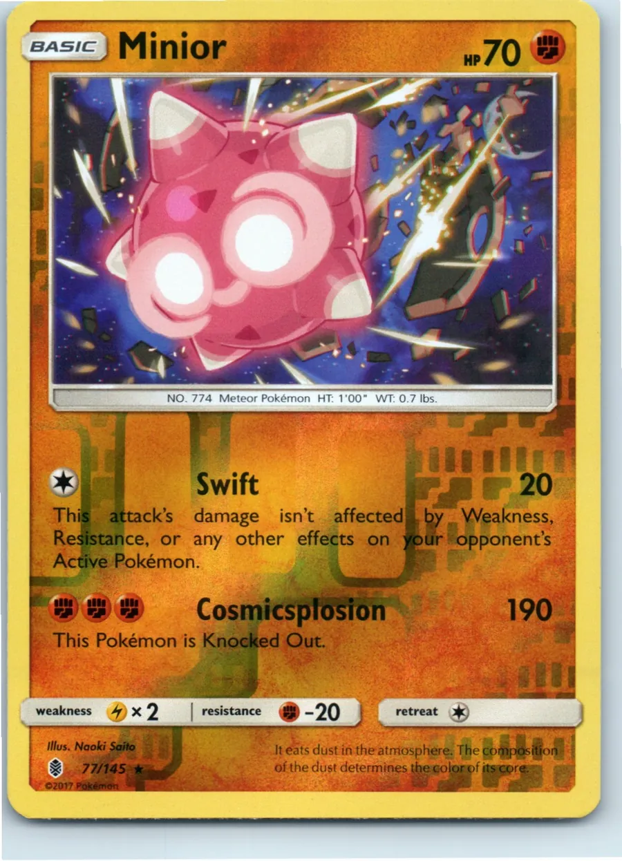 Minior 77/145 front, the actual card for sale