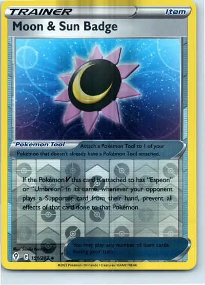 Moon & Sun Badge 151/203