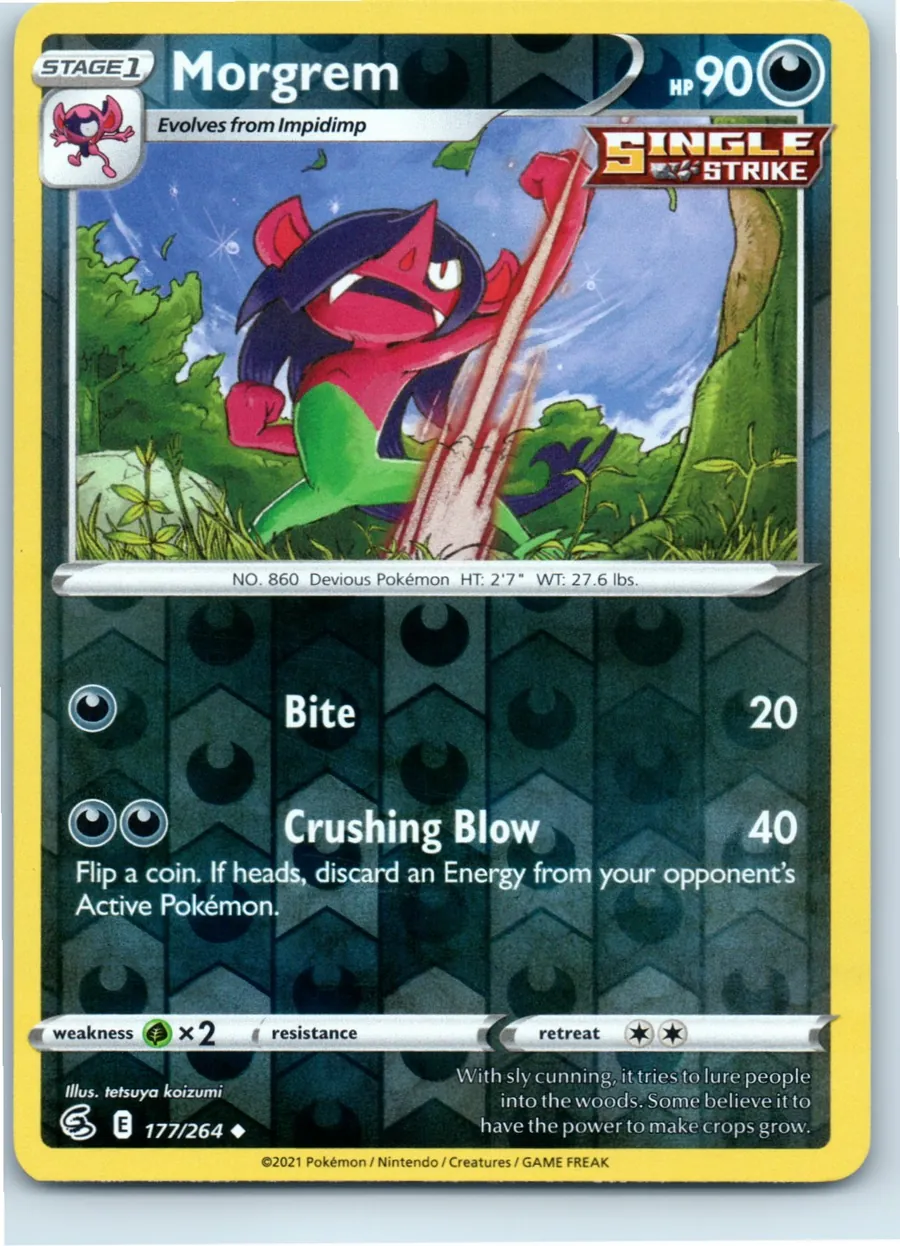 Morgrem 177/264 front, the actual card for sale
