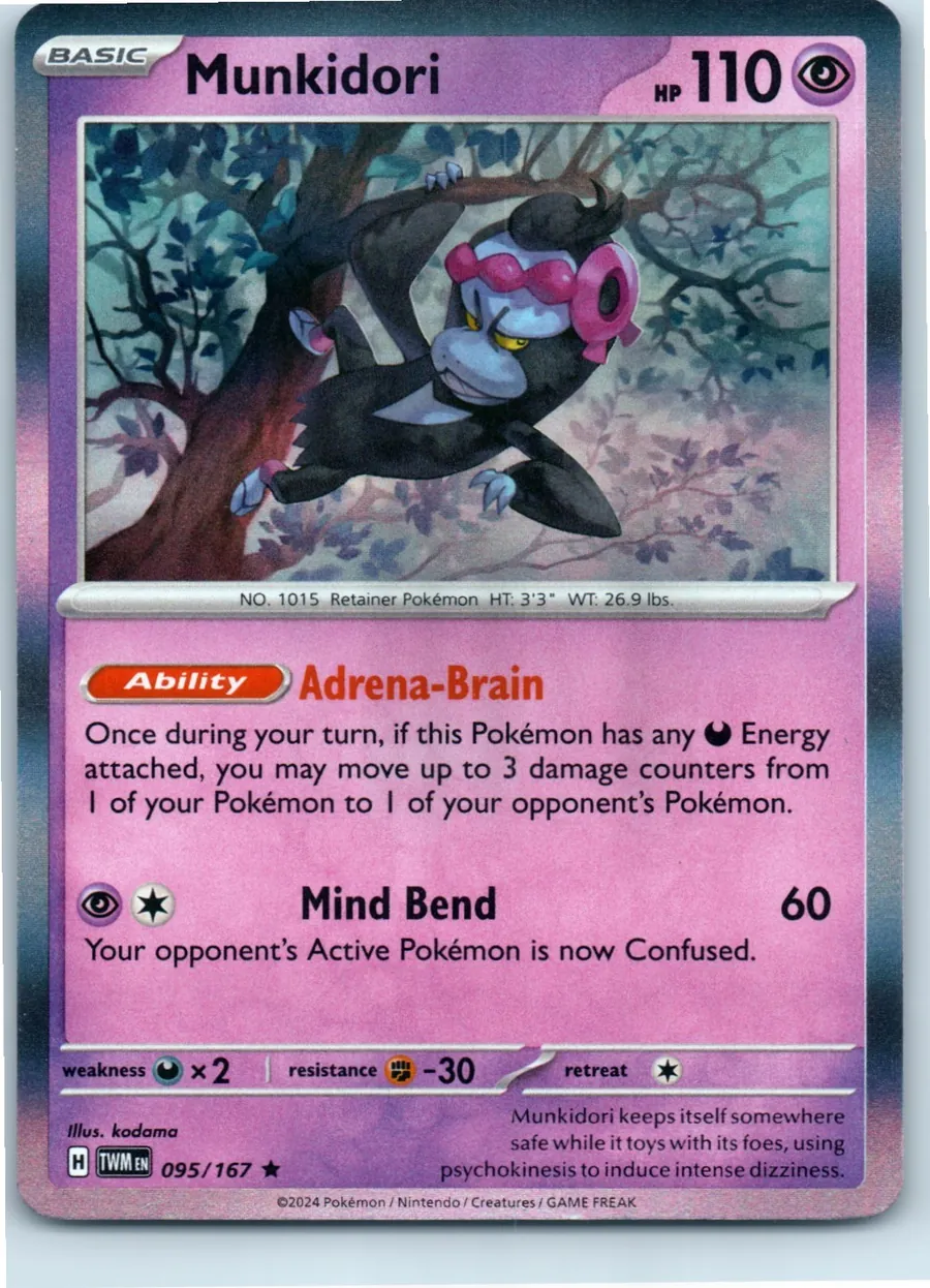 Munkidori 095/167 front, the actual card for sale