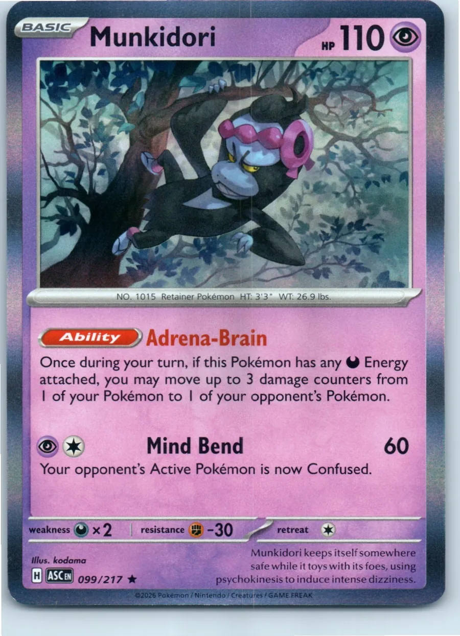 Munkidori 099/217 front, the actual card for sale