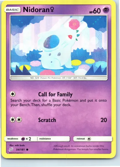 Nidoran F 54/181