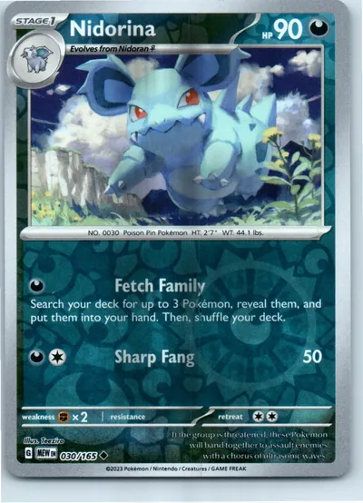 Nidorina 030/165