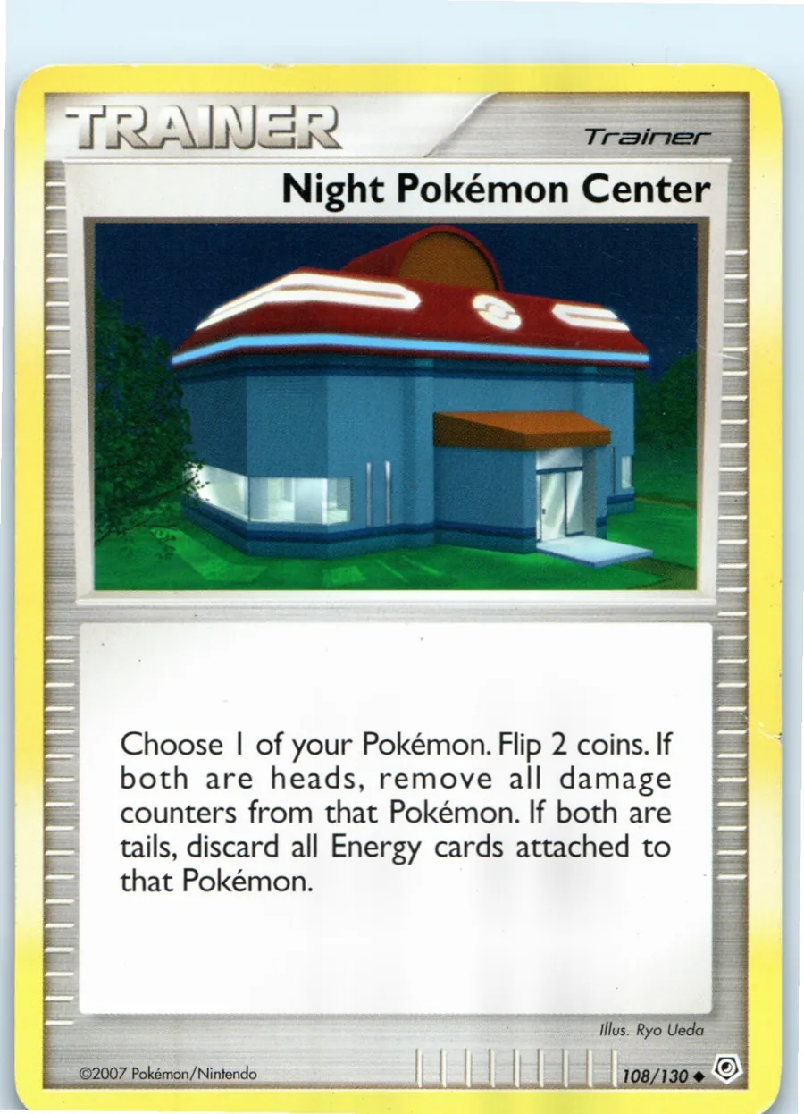 Night Pokemon Center 108/130 front, the actual card for sale
