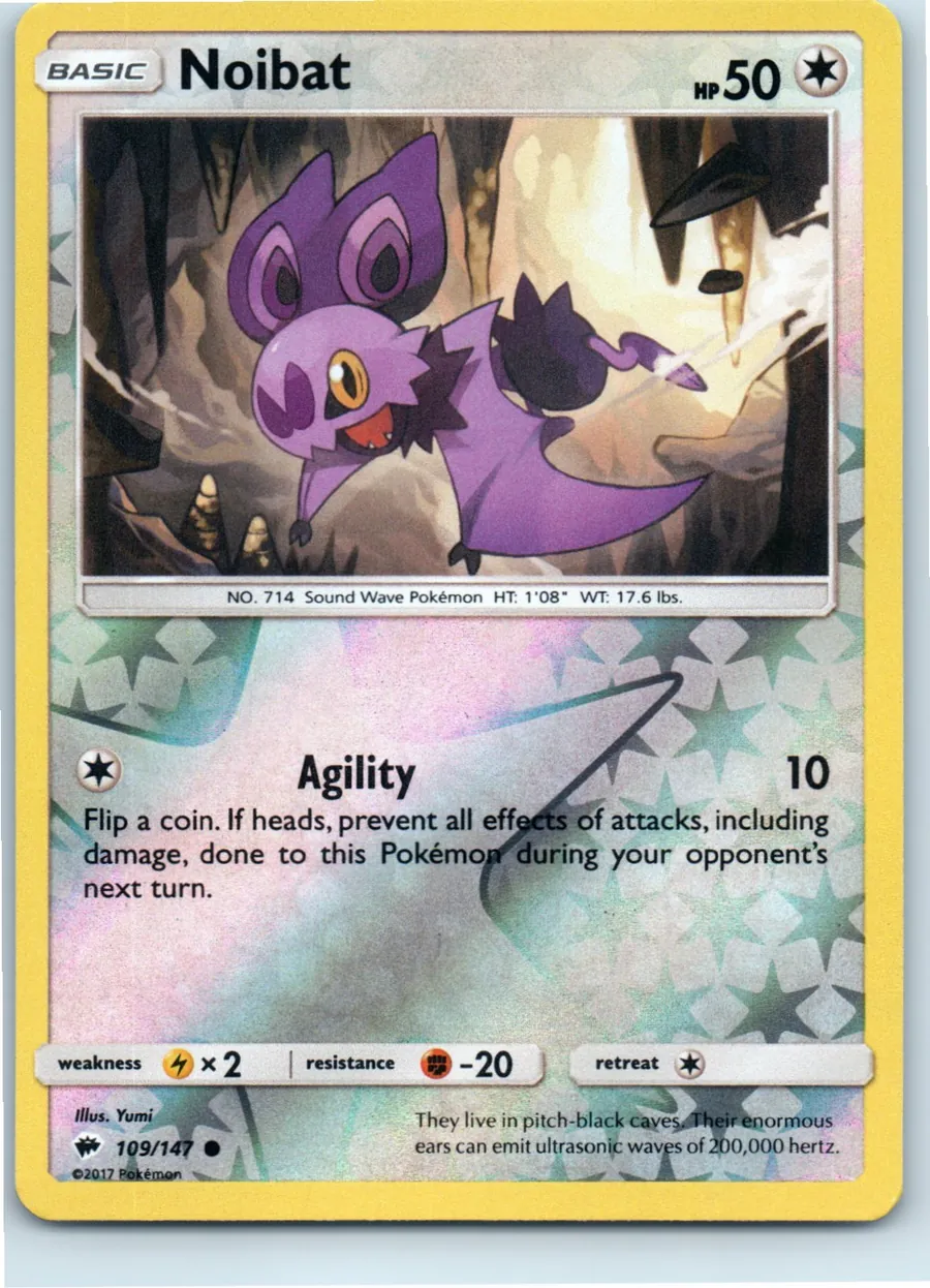 Noibat 109/147 front, the actual card for sale
