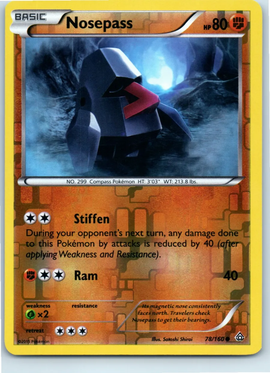 Nosepass 78/160 front, the actual card for sale