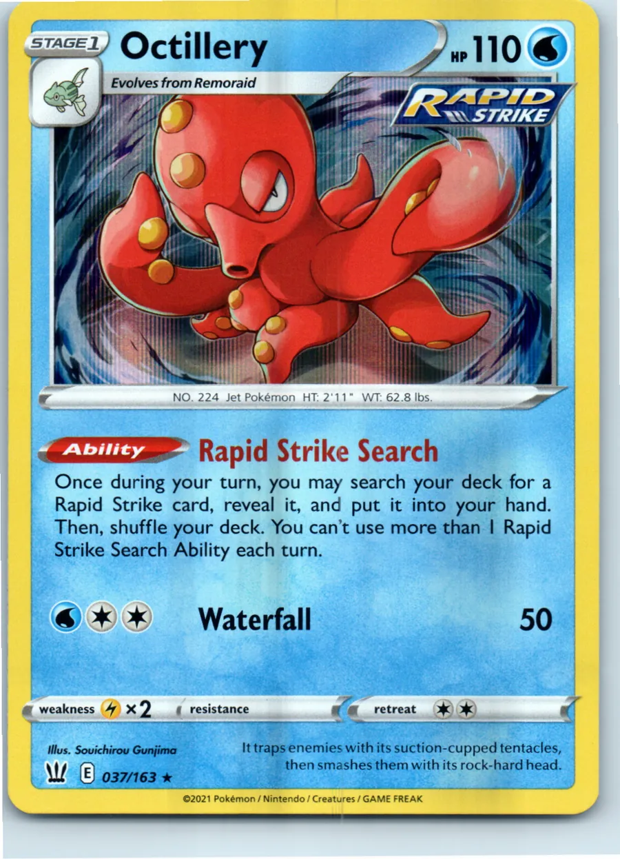 Octillery 037/163 front, the actual card for sale