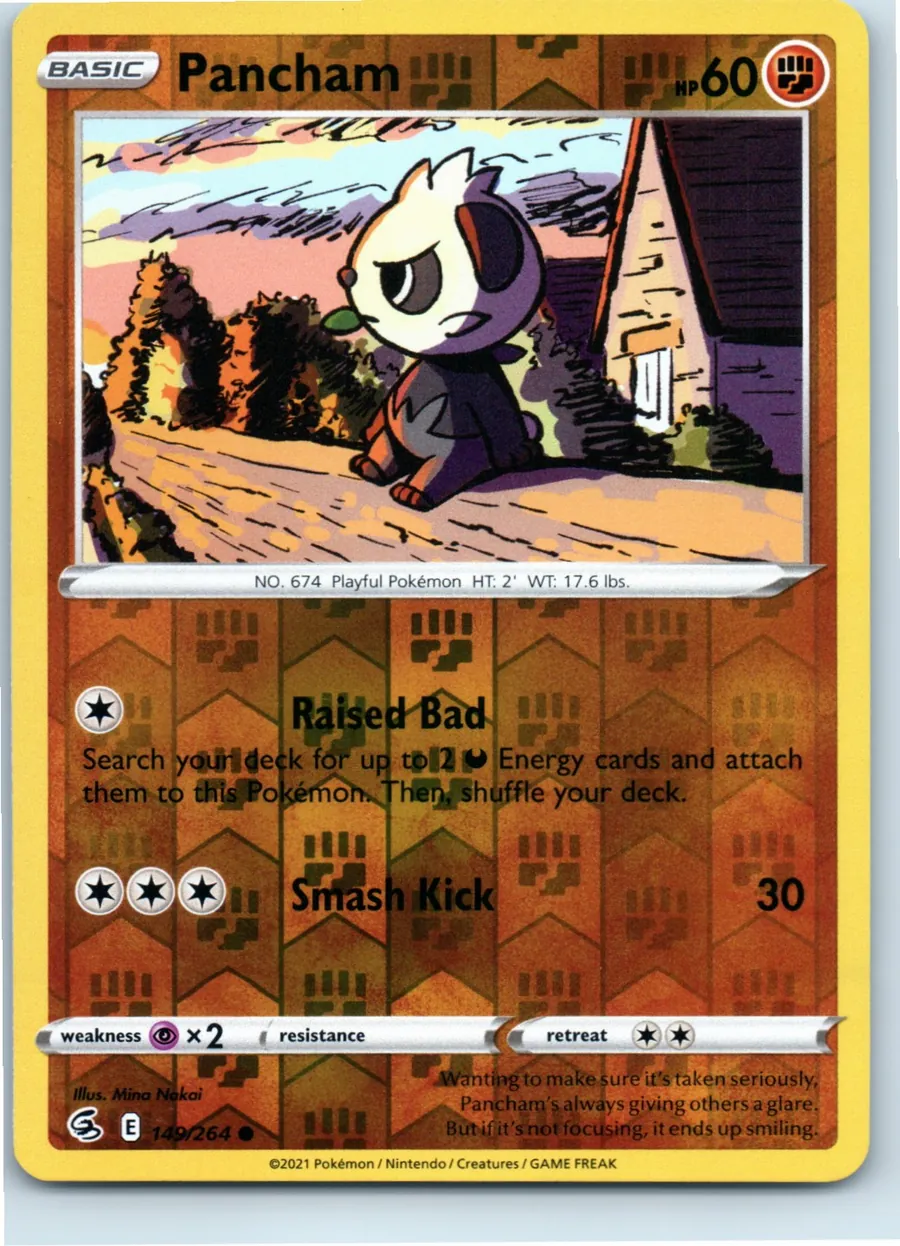 Pancham 149/264 front, the actual card for sale