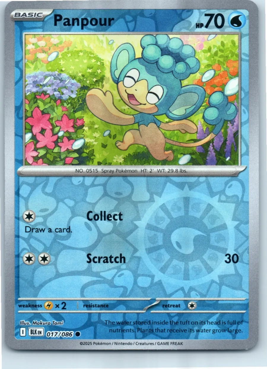 Panpour 017/086 front, the actual card for sale