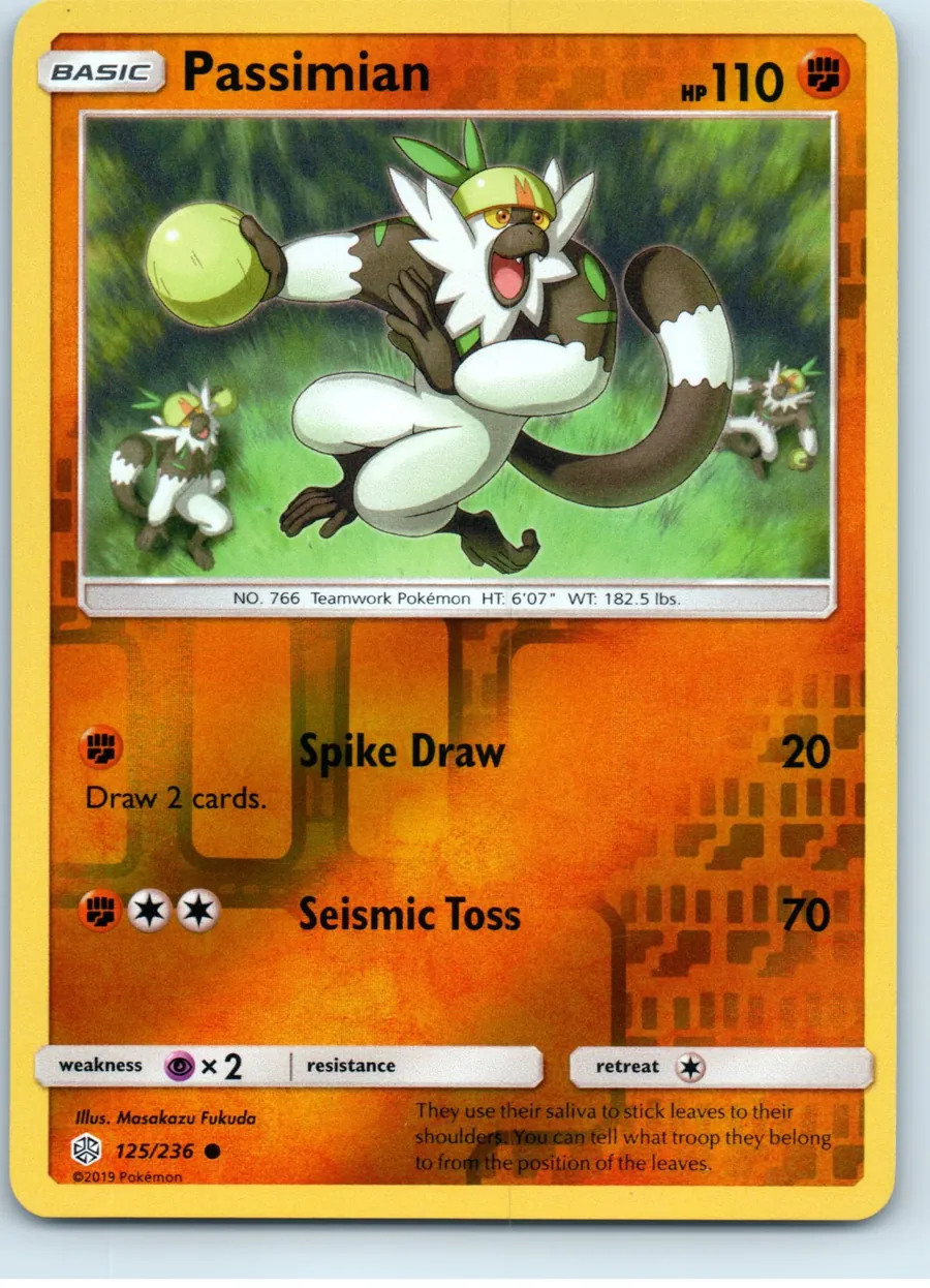 Passimian 125/236 front, the actual card for sale