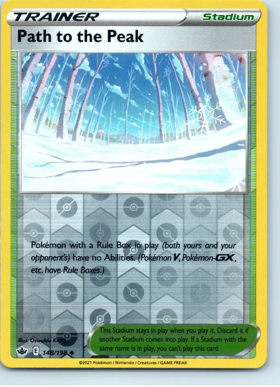 Path to the Peak 148/198 front, the actual card for sale
