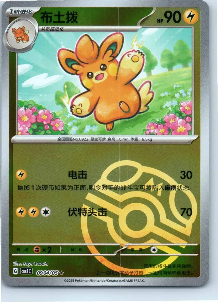 Pawmo (Poke Ball Pattern) 0904/05 front, the actual card for sale