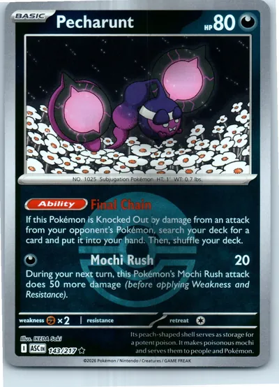 Pecharunt (Poke Ball) 143/217