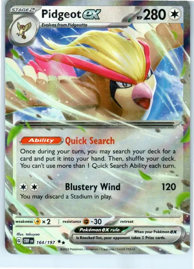 Pidgeot ex 164/197