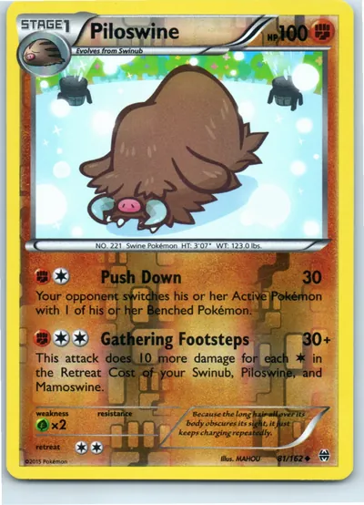 Piloswine 81/162