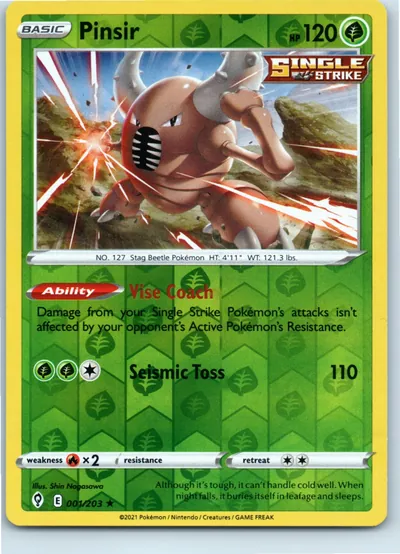 Pinsir 001/203