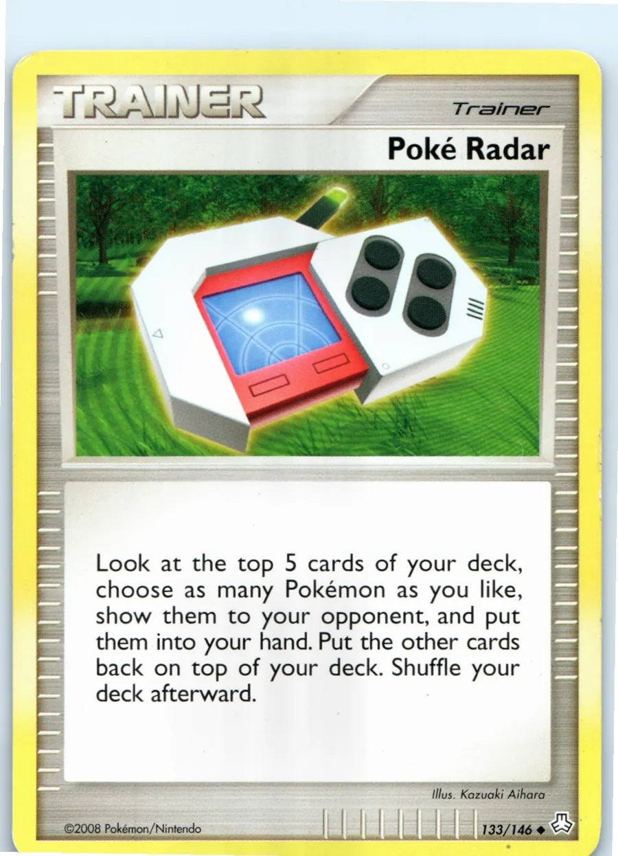 Poke Radar 133/146 front, the actual card for sale