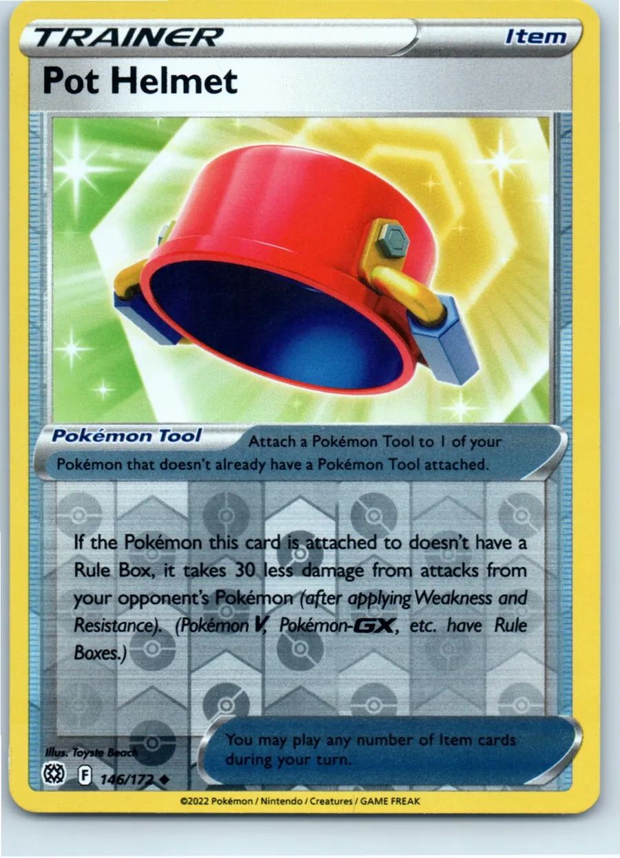 Pot Helmet 146/172 front, the actual card for sale