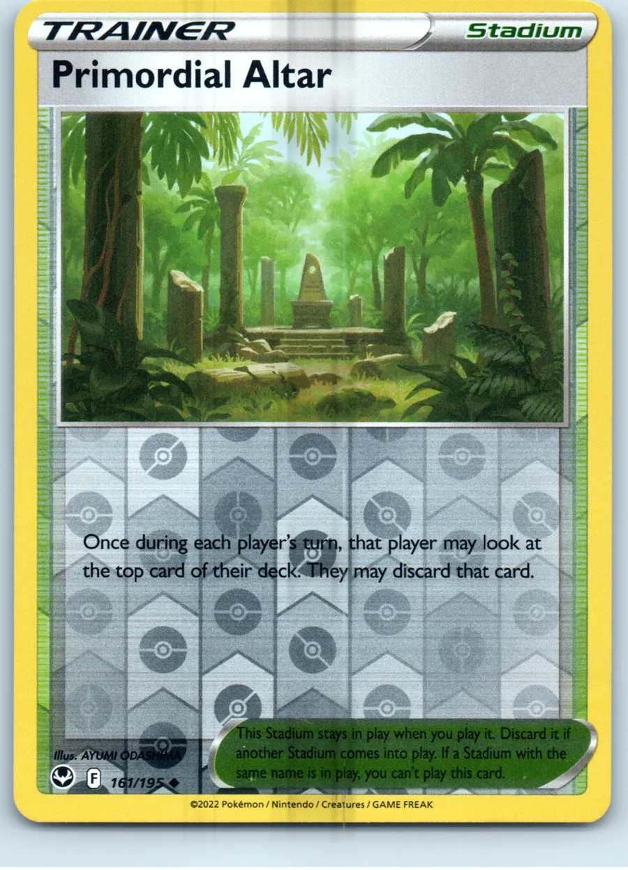 Primordial Altar 161/195 front, the actual card for sale