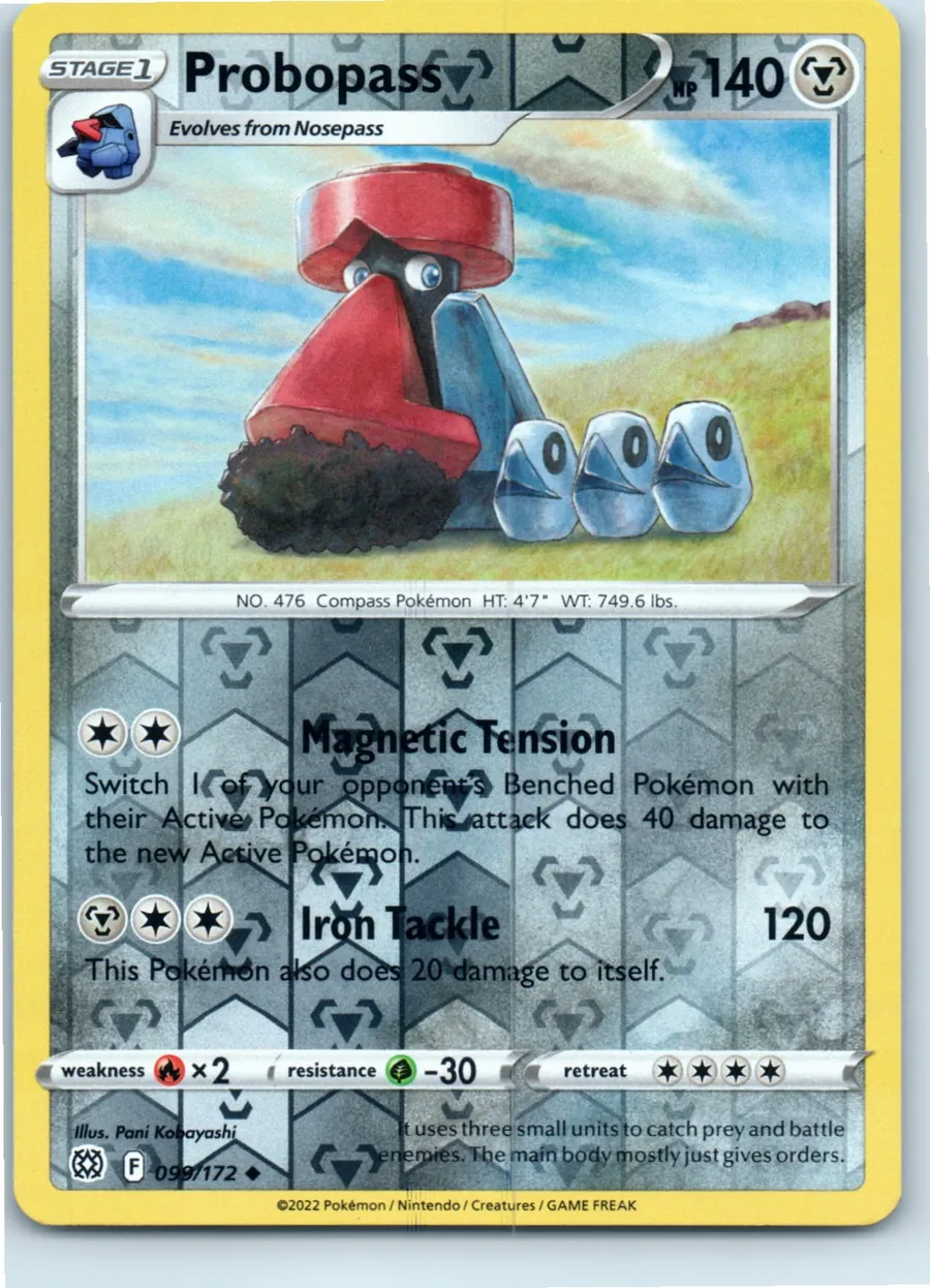 Probopass 099/172 front, the actual card for sale