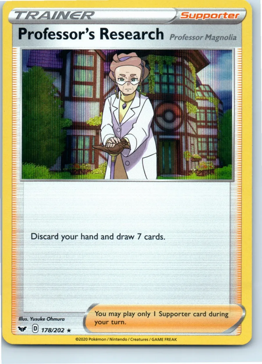 Professor's Research [Professor Magnolia] 178/202 front, the actual card for sale