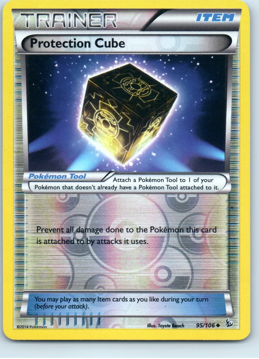Protection Cube 95/106 front, the actual card for sale