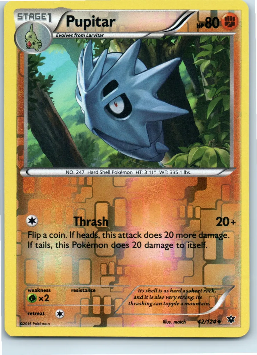 Pupitar 42/124 front, the actual card for sale