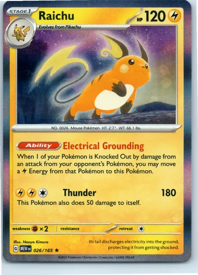 Raichu 026/165