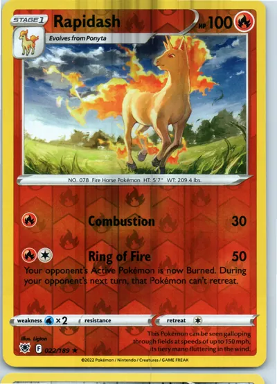 Rapidash 022/189