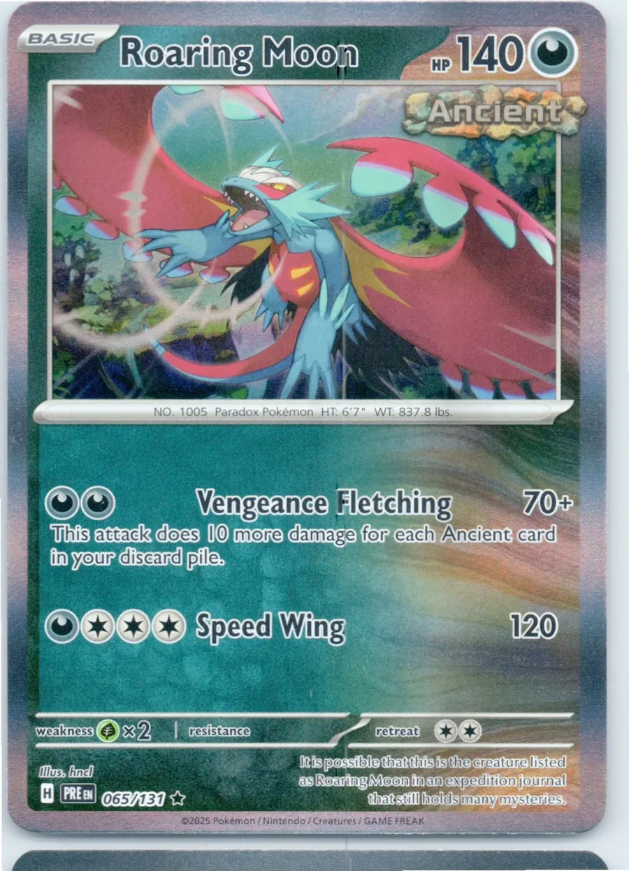 Roaring Moon 065/131 front, the actual card for sale