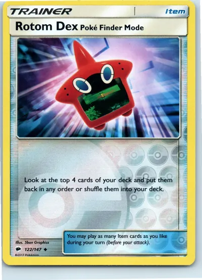Rotom Dex Poke Finder Mode 122/147