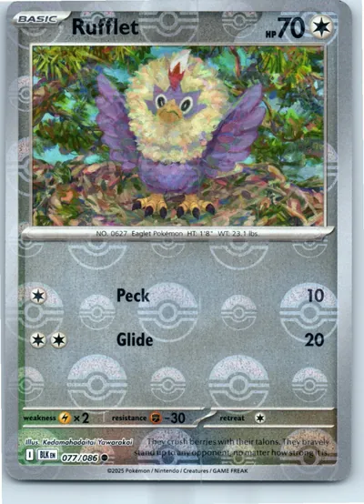 Rufflet (Poke Ball Pattern) 077/086