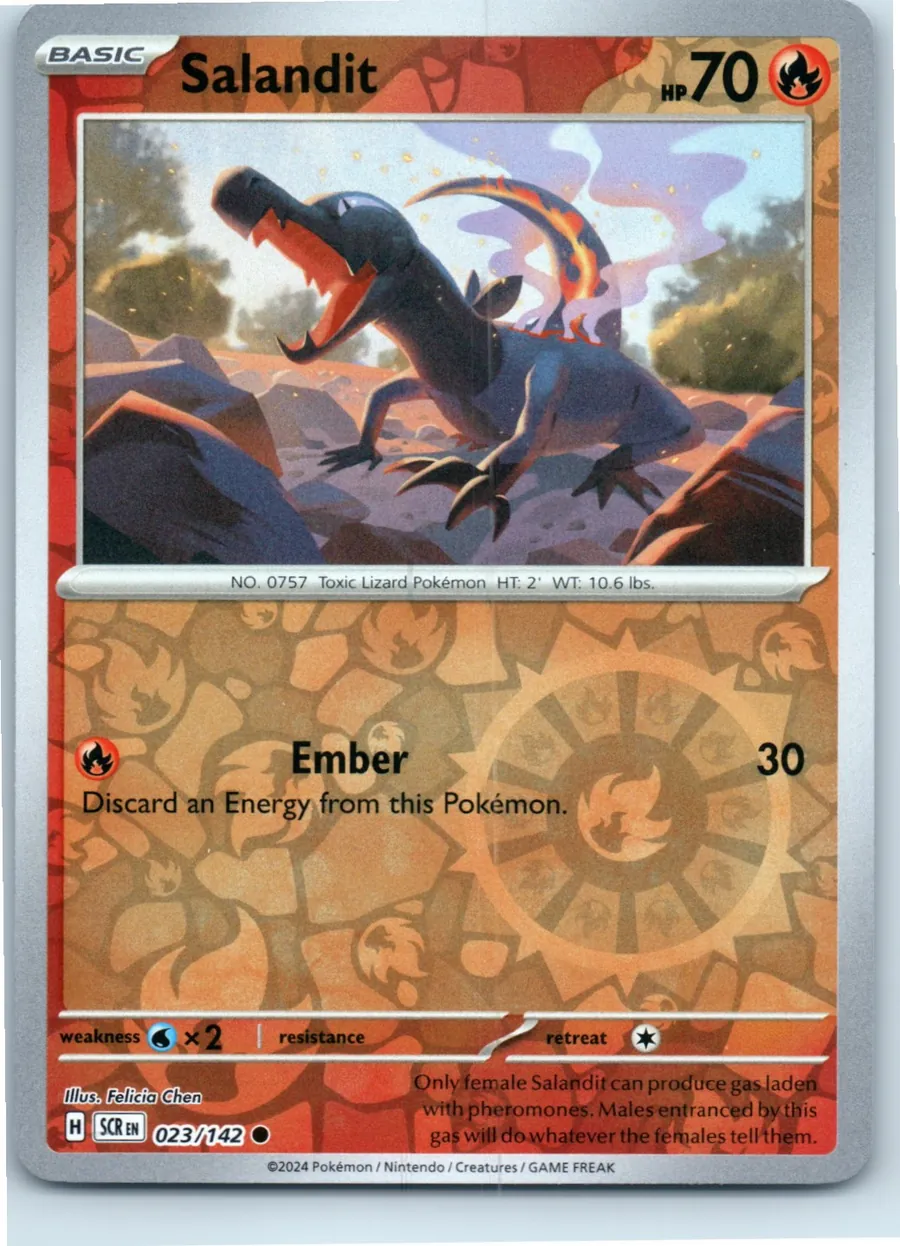 Salandit 023/142 front, the actual card for sale